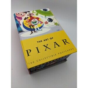 The Art of Pixar 100 Collectible Postcards - New Open Box - Nostalgia